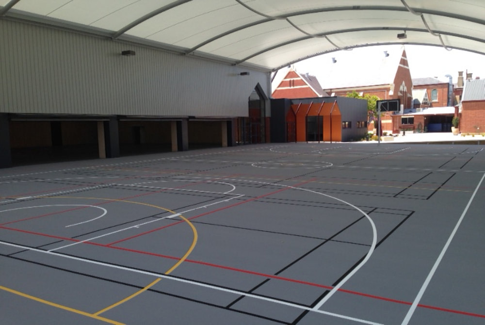 Multisport surface - school in Echuca