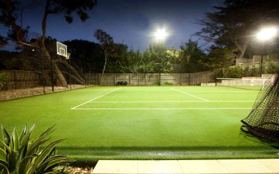 Synthetic Grass Tennis Court Builder Vs Real Grass