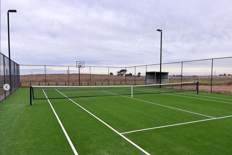 Rural Tennis Court - opt rural tennis court builders victoria
