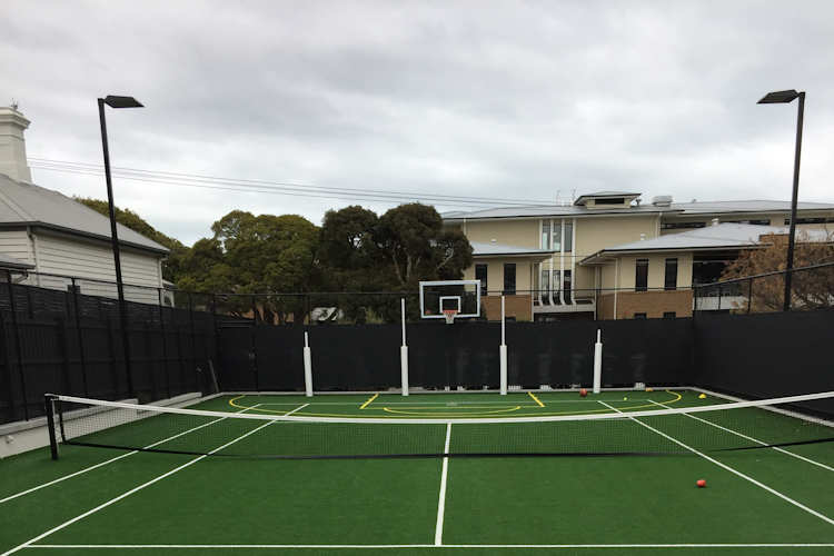 Multi-purpose sporting courts in your own backyard