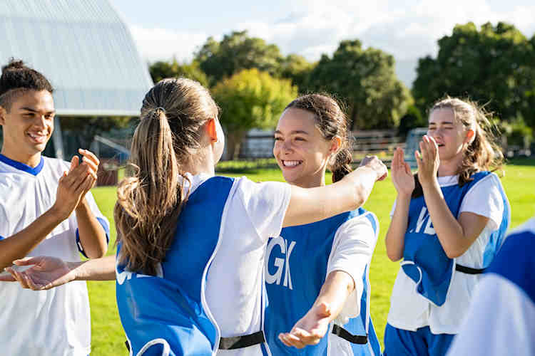 Netball celebration Netball celebration