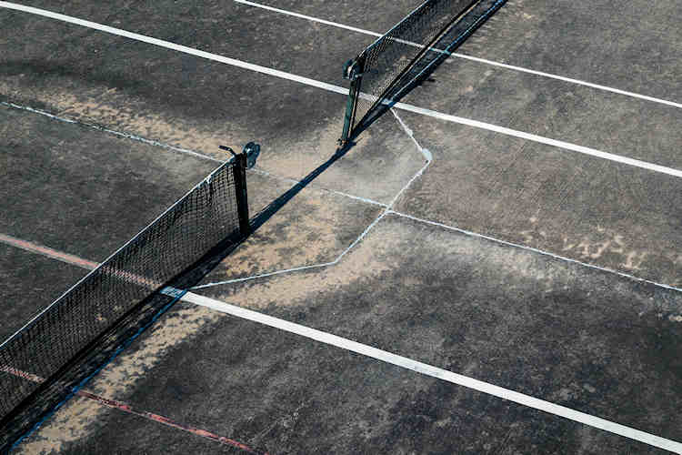 Old tennis court