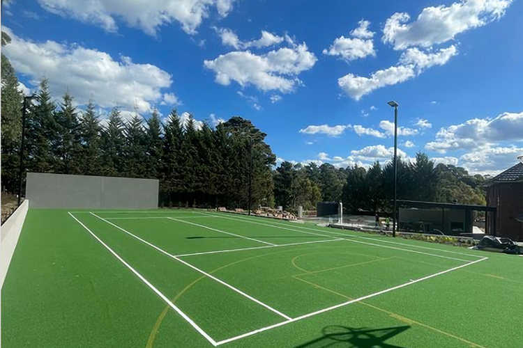 Wonga Park Luxury Tennis Court Build and Landscapes