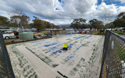 Bonnie Doon Tennis Court Rebuild