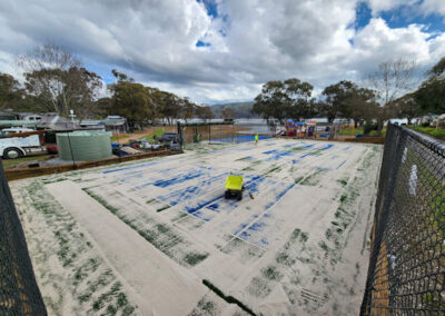 Bonnie Doon Tennis Court Rebuild