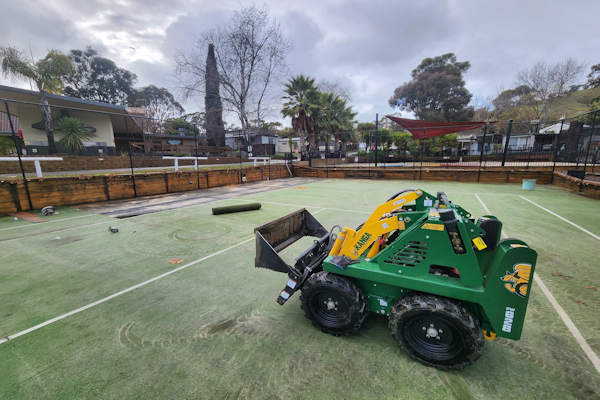 Bonnie Doon Tennis Court Rebuild 4 Bonnie Doon Tennis Court Rebuild
