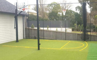 Tennis Court & Basketball Courts in One Court