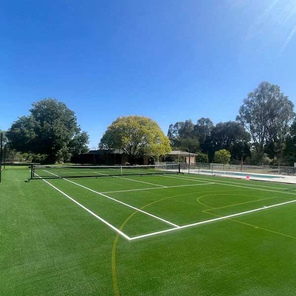 Echuca Tennis Court Build