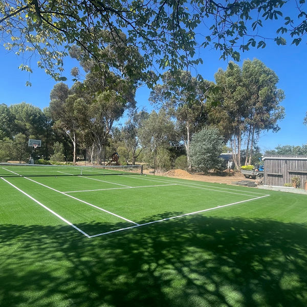 Echuca Tennis Court Build