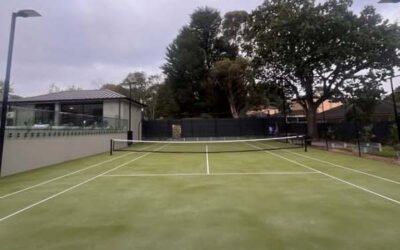 Melbourne Tennis Court Construction