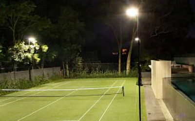 Melbourne Tennis Court Lights